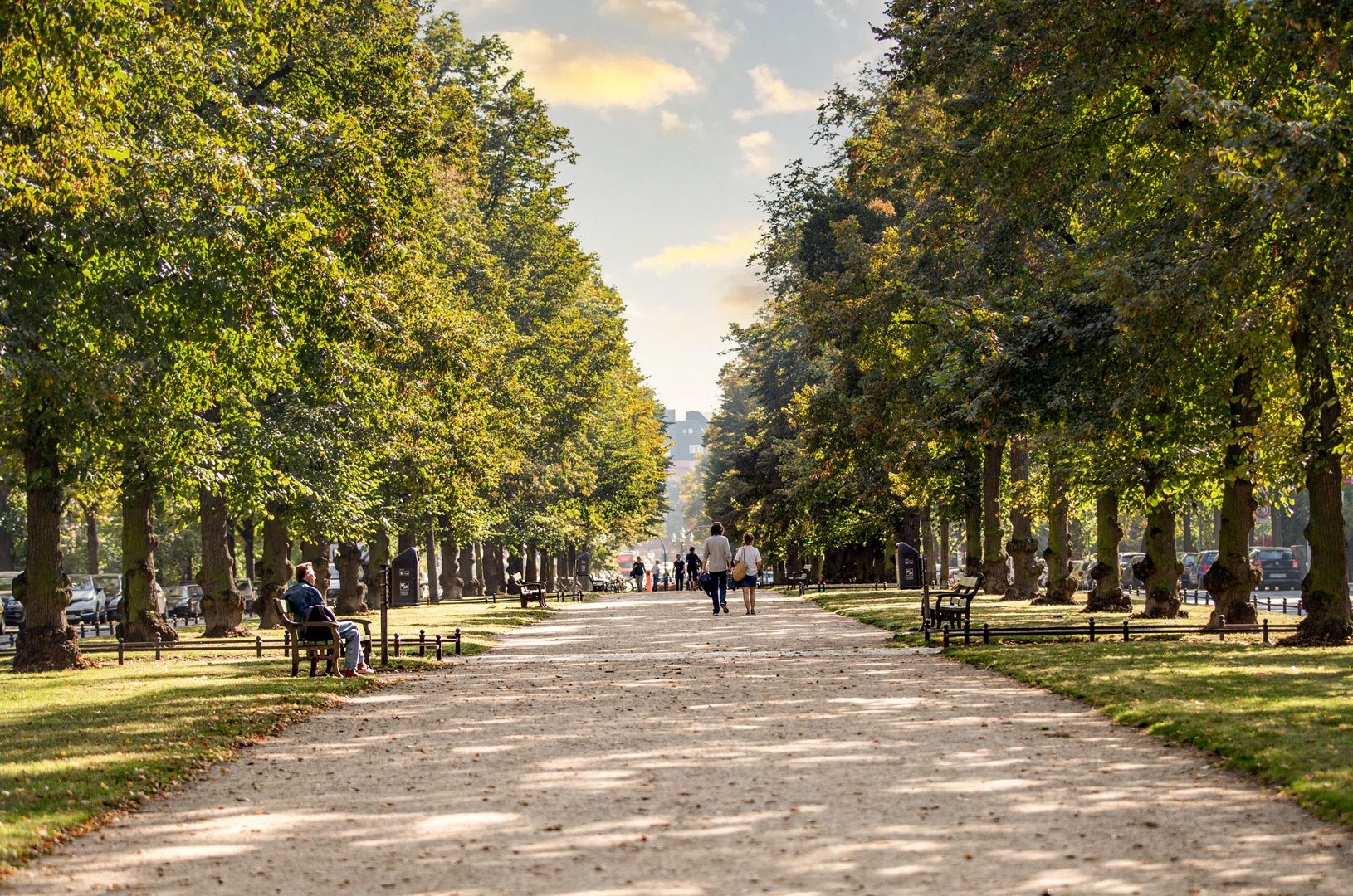 Prommenade Charlottenburg Spaziergänger
