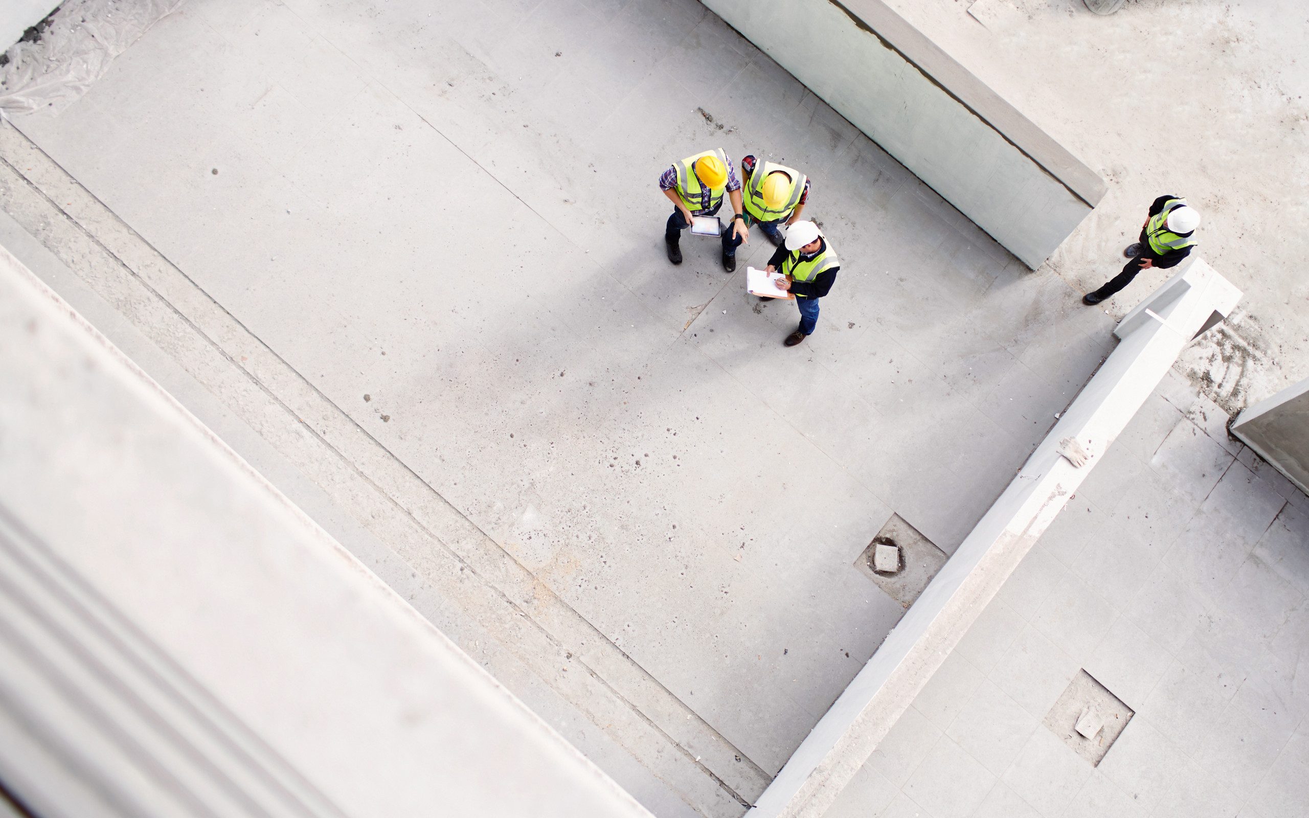 Männer Baustelle Baubetreuung Bauleiter Rohbau